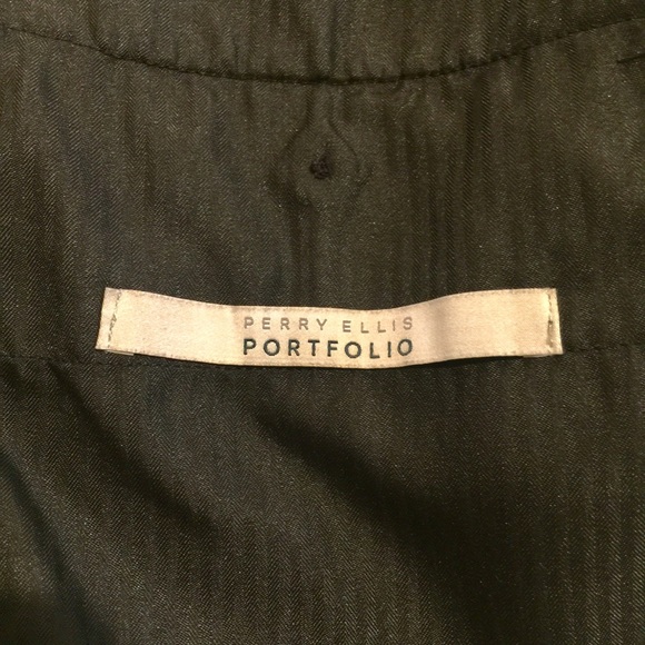 Perry Ellis Charcoal Gray Dress Pants - Picture 5 of 7